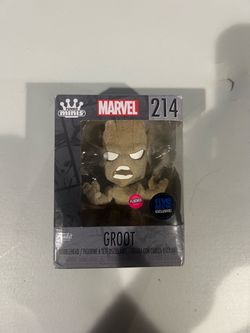Funko Minis Marvel Groot #214 Flocked Five Below Exclusive Vaulted Vinyl Figure