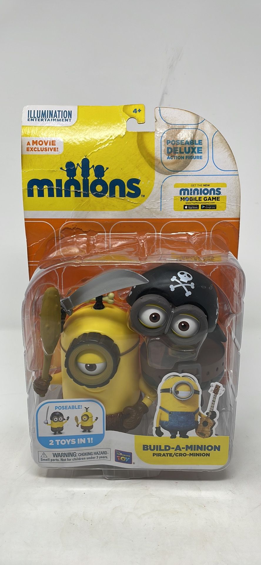 Despicable Me Minions Movie Build-A-Minion Pirate / Cro-Minion Action Figure