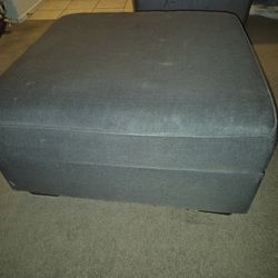 Gray Ottoman 