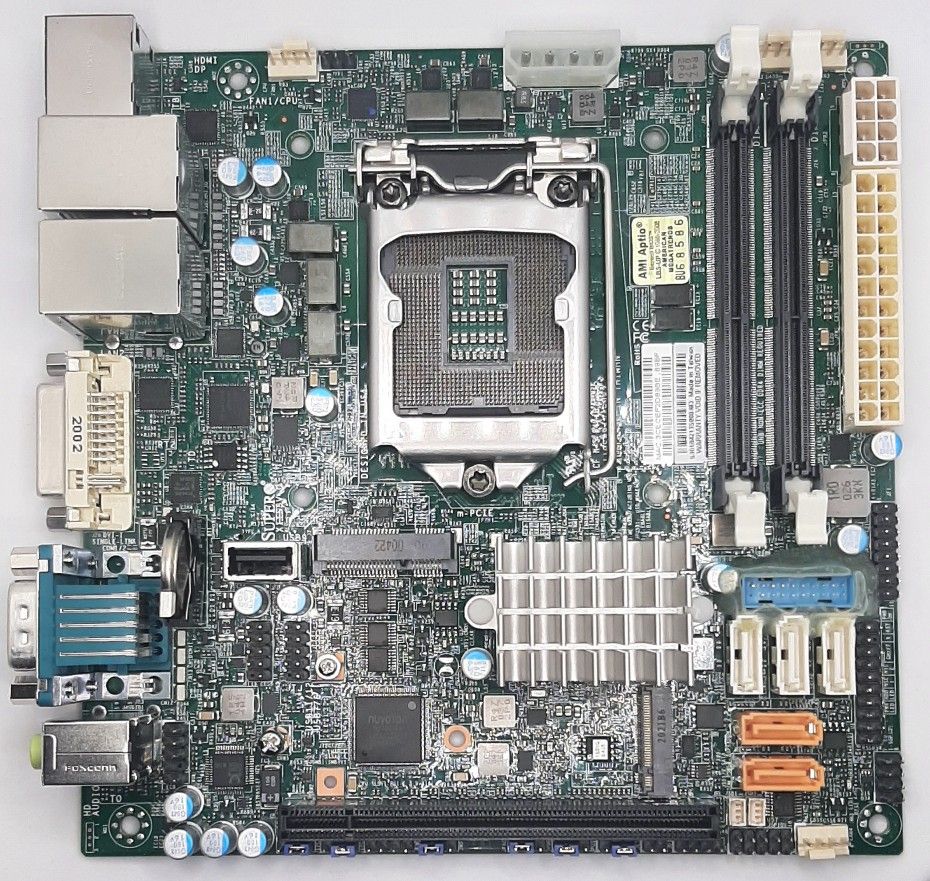 Supermicro X11SSV-Q Mini ITX Motherboard LGA 1151 Like New