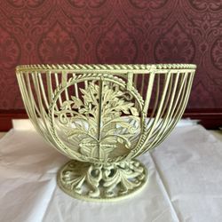 Display Bowl - Ivory Metal