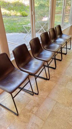 6 Espresso Dining Chairs
