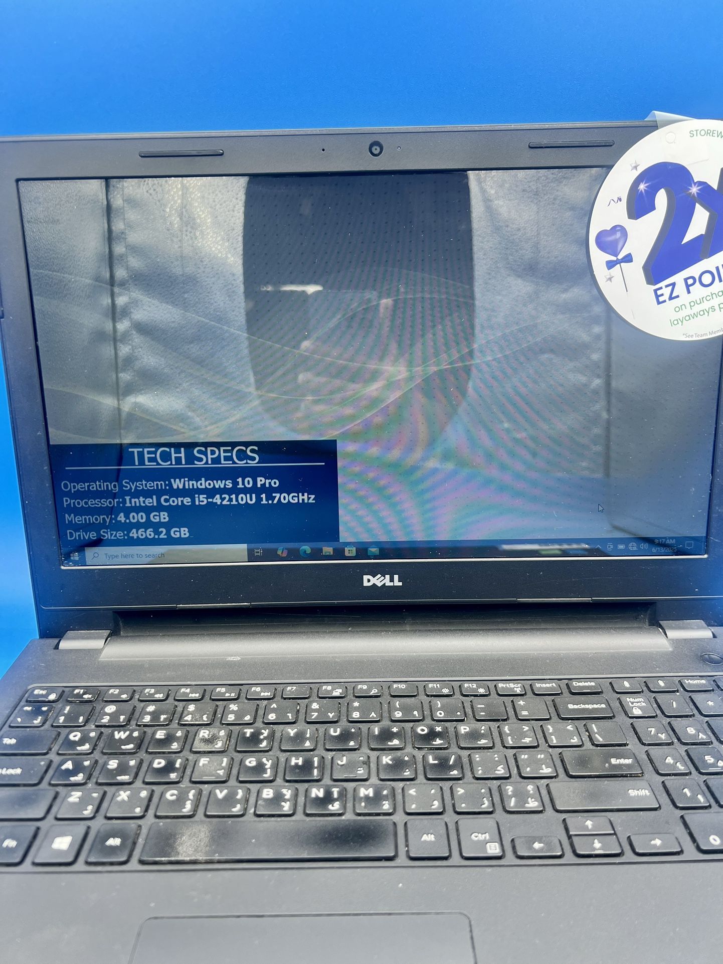 Dell laptop