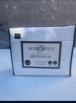Hotel Style 1200 Thread Count Cotton Rich 6-Piece Sheet