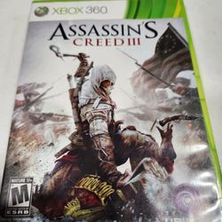 NEW ASSASSIN'S CREED III MICROSOFT XBOX 360
