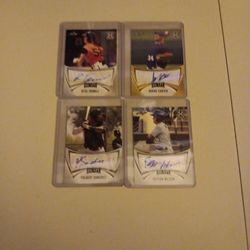 Baseball Card Autograph Lot 
