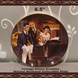 VINTAGE EDWIN KNOWLES NORMAN ROCKWELL COLLECTIBLE PLATE

