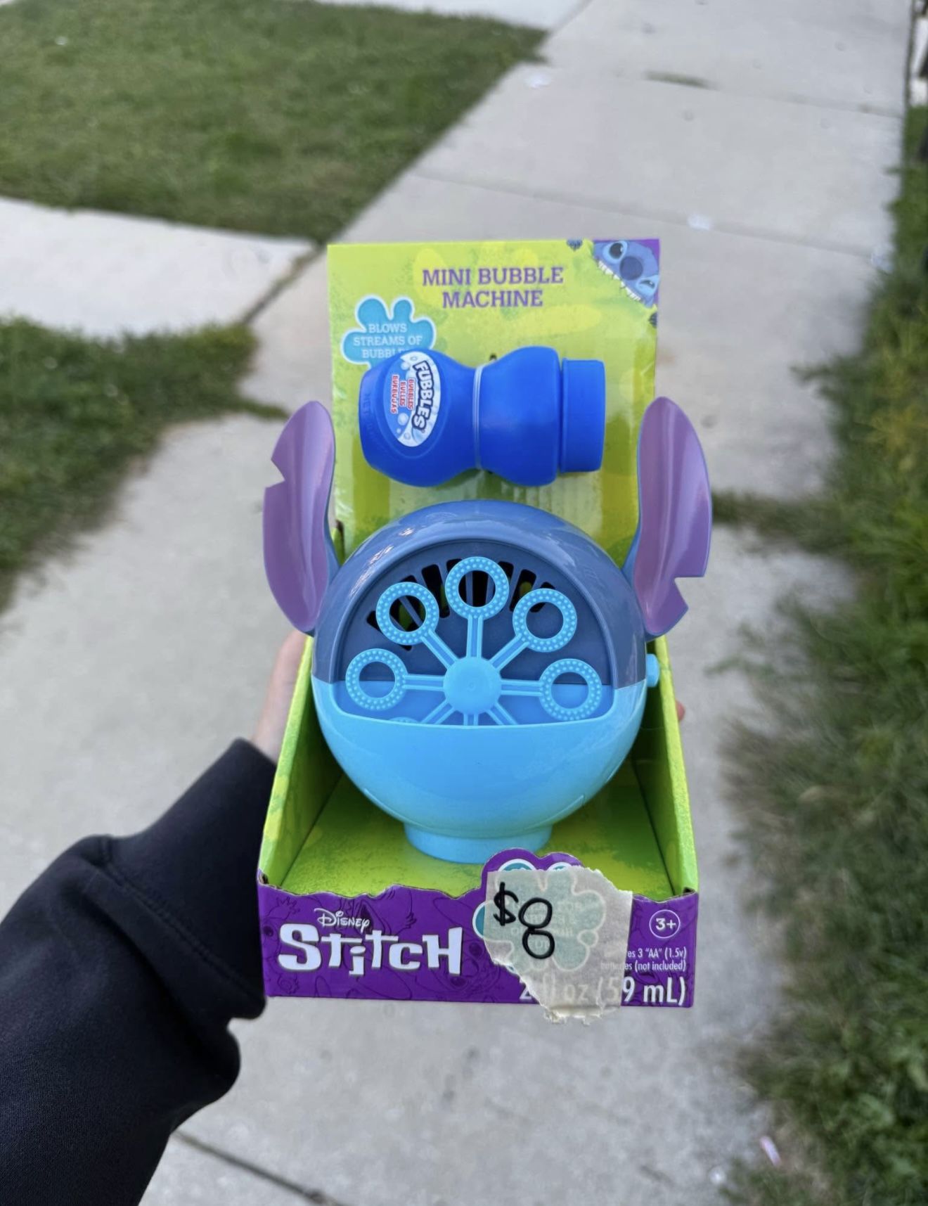 Disney Stitch Mini Bubble Machine