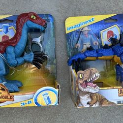 Imaginext Jurassic World Dinosaur Figure Sets $15 Each