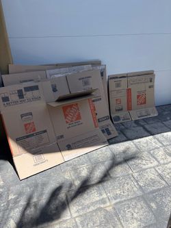 Home Depot boxes