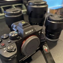 Sony Alpha a7 IV 33MP Mirrorless Camera With Lenses And Accessories 