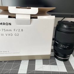 Tamron 28-75mm F/2.8 Di III VXD G2 for Sony E-Mount Full Frame/APS-C