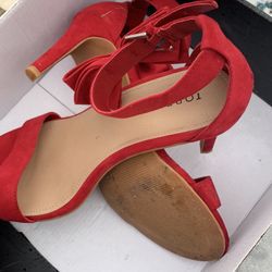 4 Inch Red Bow Heels From Torrid