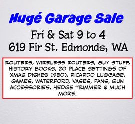 Edmonds Garage Sale