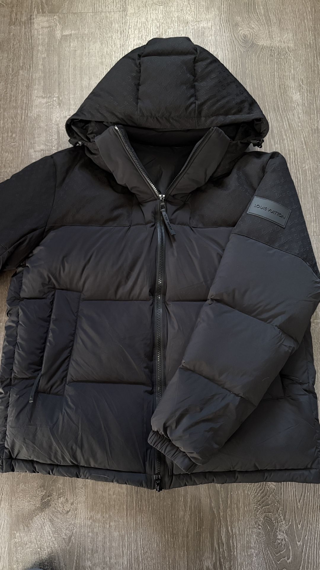 Men’s Black Louis Vuitton Puffer Jacket