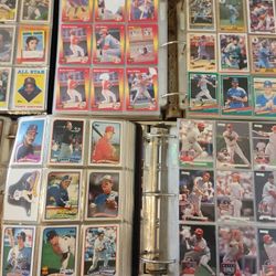 Baseball Card LOT OF THOUSANDS! VG+ 5 BOOKS TOTAL OF 40 YEARS +