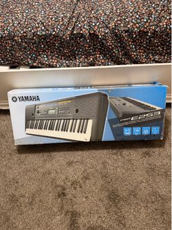 Yamaha PSR-E253 portable digital keyboard.