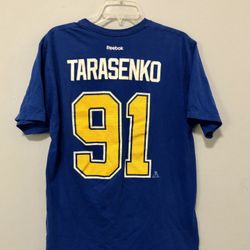 Preowned Reebok Men’s Size Large Blue Tarasenko NHL Tee