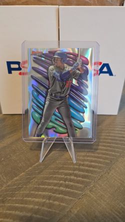 2023 Bowman Best Josue De Paula Shellacked Lava Refractor SSP /50 dodgers