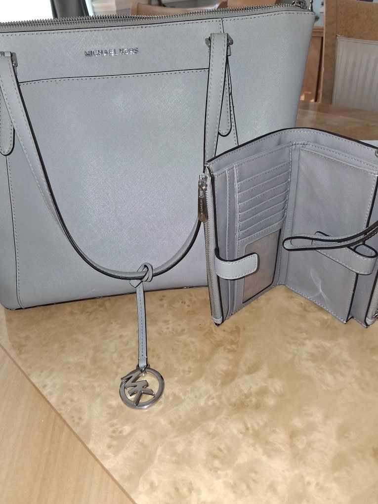 Michael Kors Gray Tote Bag