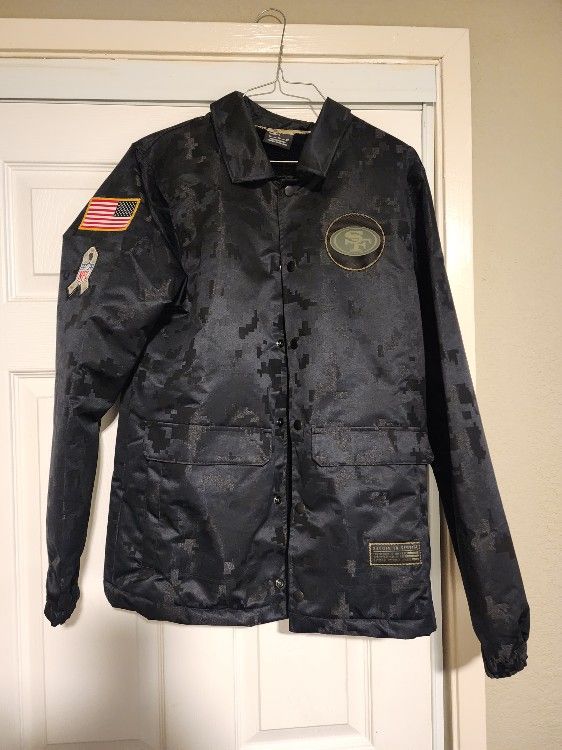 49ers camo jacket