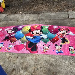 Minnie Mouse birthday party bounce house banner 10 x 5