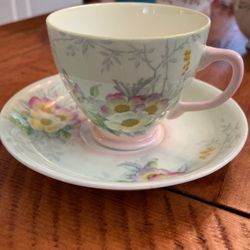 Old Royal Bone China Teacup And Saucer