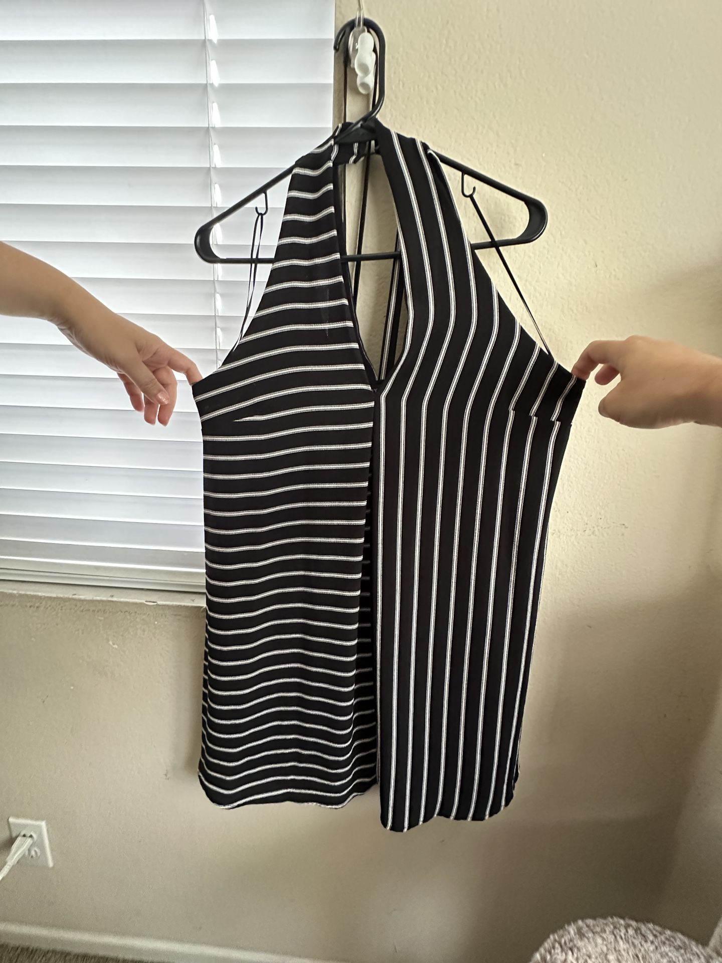 Black & White Stripe Dress