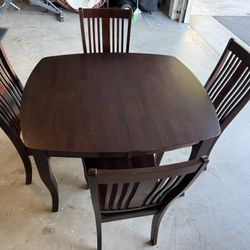Table And 4 Chairs
