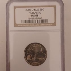 2006 D SMS Nebraska MS 68  Quarter
