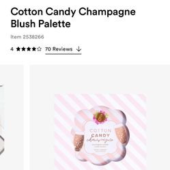 NEW IN BOX Beauty Bakerie Cotton Candy Champagne Blush Palette  