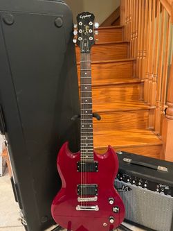 Epiphone SG (Upgraded EMG) w/ Hardshell Case, Fender Amp