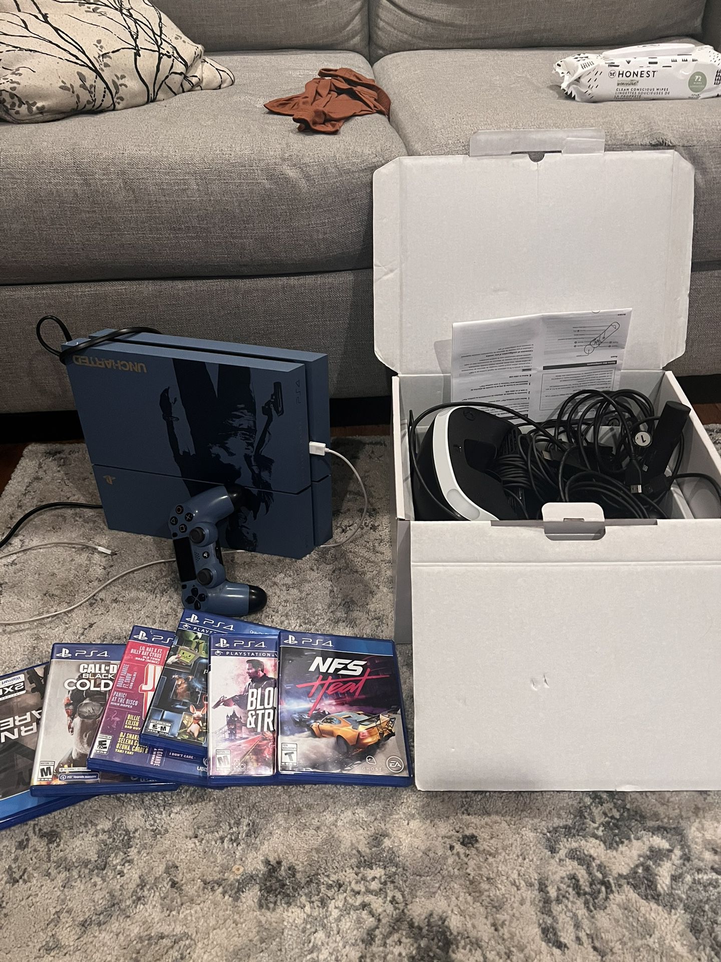 Ps4 Uncharted Edition One Tb Memory Upgrade Games Included One Control And Vr System 