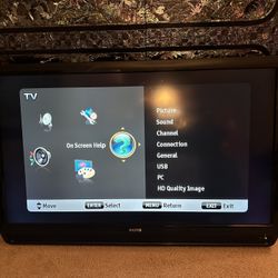 Sanyo 42” TV with Wall Mount