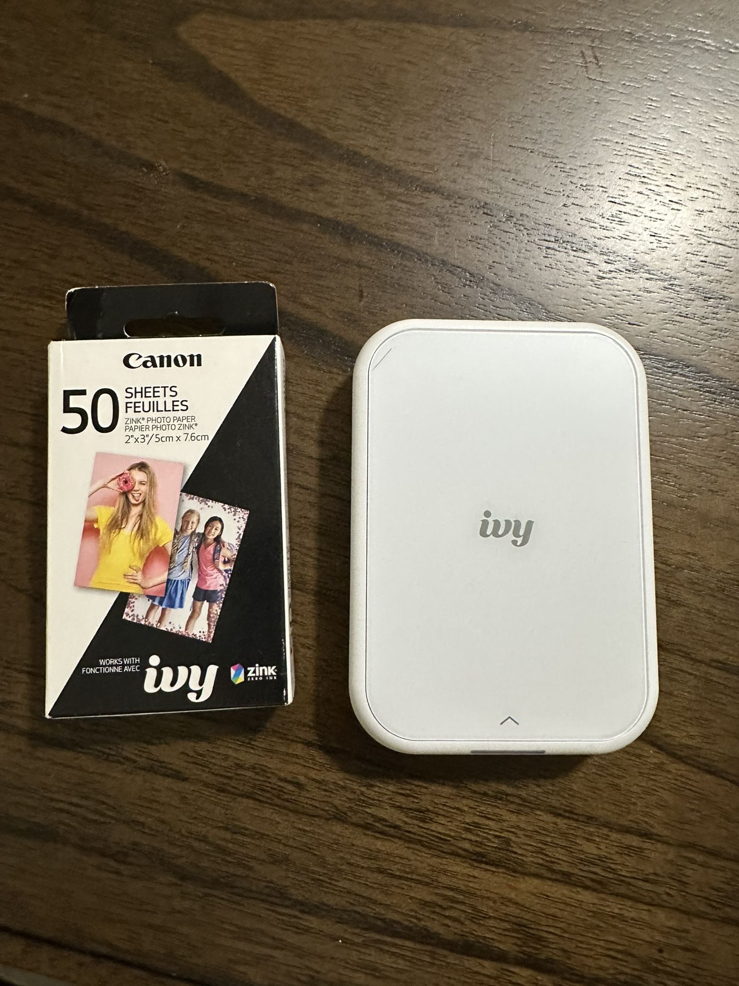 Canon IVY 2 Mini Printer With Zink Photo Paper