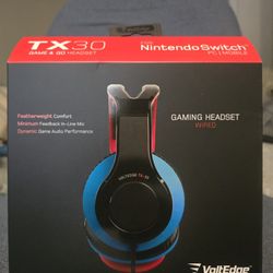 TX30 Wired Gaming Headset Nintendo Switch Edition 