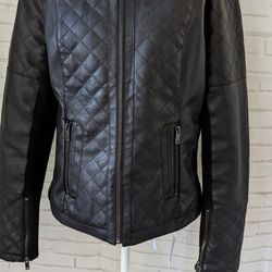 Harve Benard Faux Leather Jacket Size L