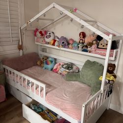 Twin Size House Bed Frame