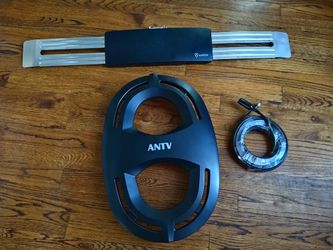 2 ANTOP Outdoor Amplified HD Digital TV Antenna Long 80 Miles And 65 Miles OTA Amplified HD TV Antennas UHF/VHF/1080P/4K,8K Channels