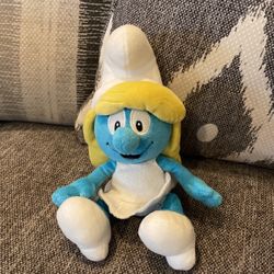 Smurfette The Smurfs Plush 12" Doll Figure by Kellytoy 2013 Stuffed Toy