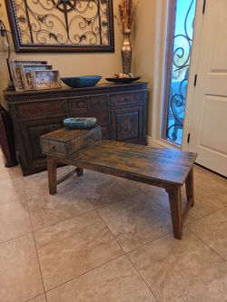 Southwest style side table