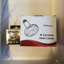 Ceramic heat Emitter/ Heat lamp (Reptile)