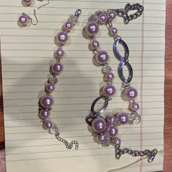 Pink Pearls Set (fake)