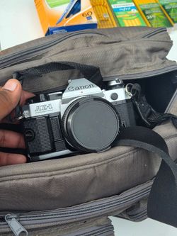 Vintage Canon AE-1 with extra lenses!