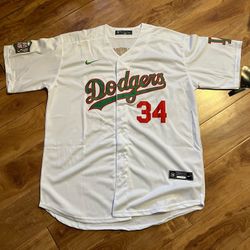 Heritage White Jersey Valenzuela #34 Mexico