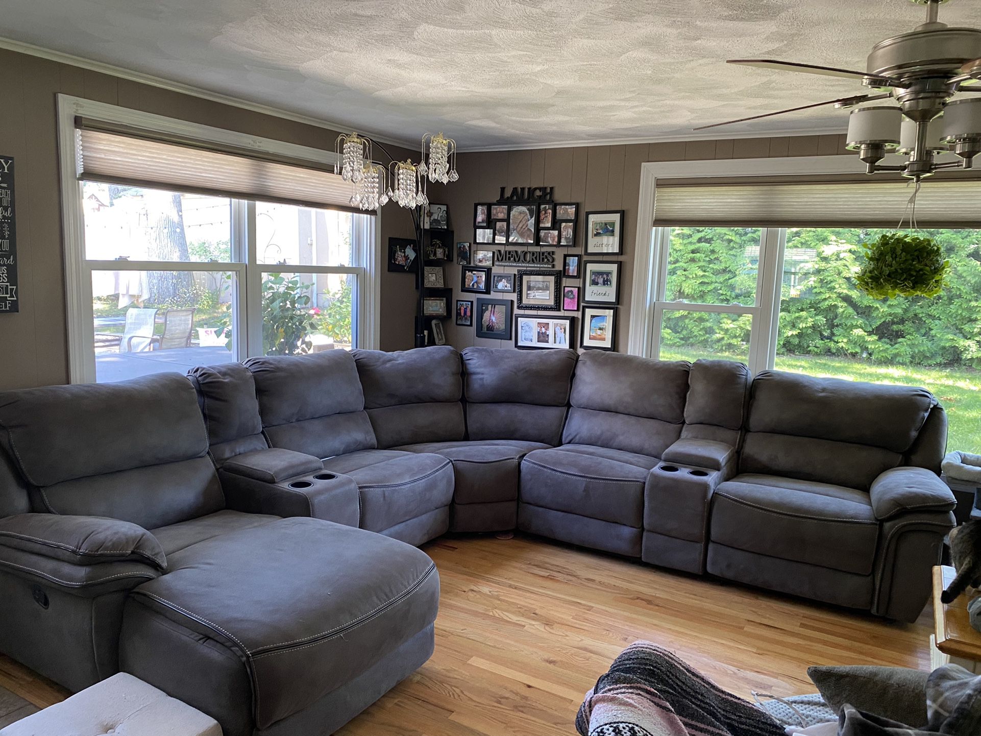 Large Gray Sectional From Jordan’s furniture