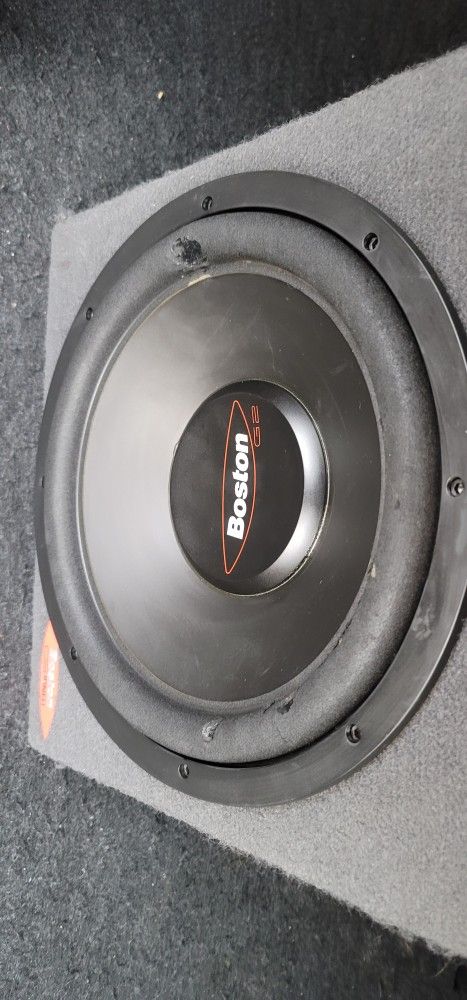 Boston Acoustics G212-44 DVC
12" subwoofer with dual 4-ohm voice coils