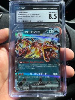 CGC 8.5 Charizard ex – Japanese Shiny Treasure ex