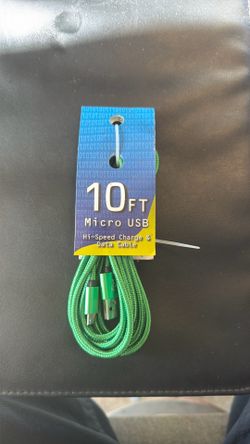 Charger  type C 10 ft hi speed charge &data cable