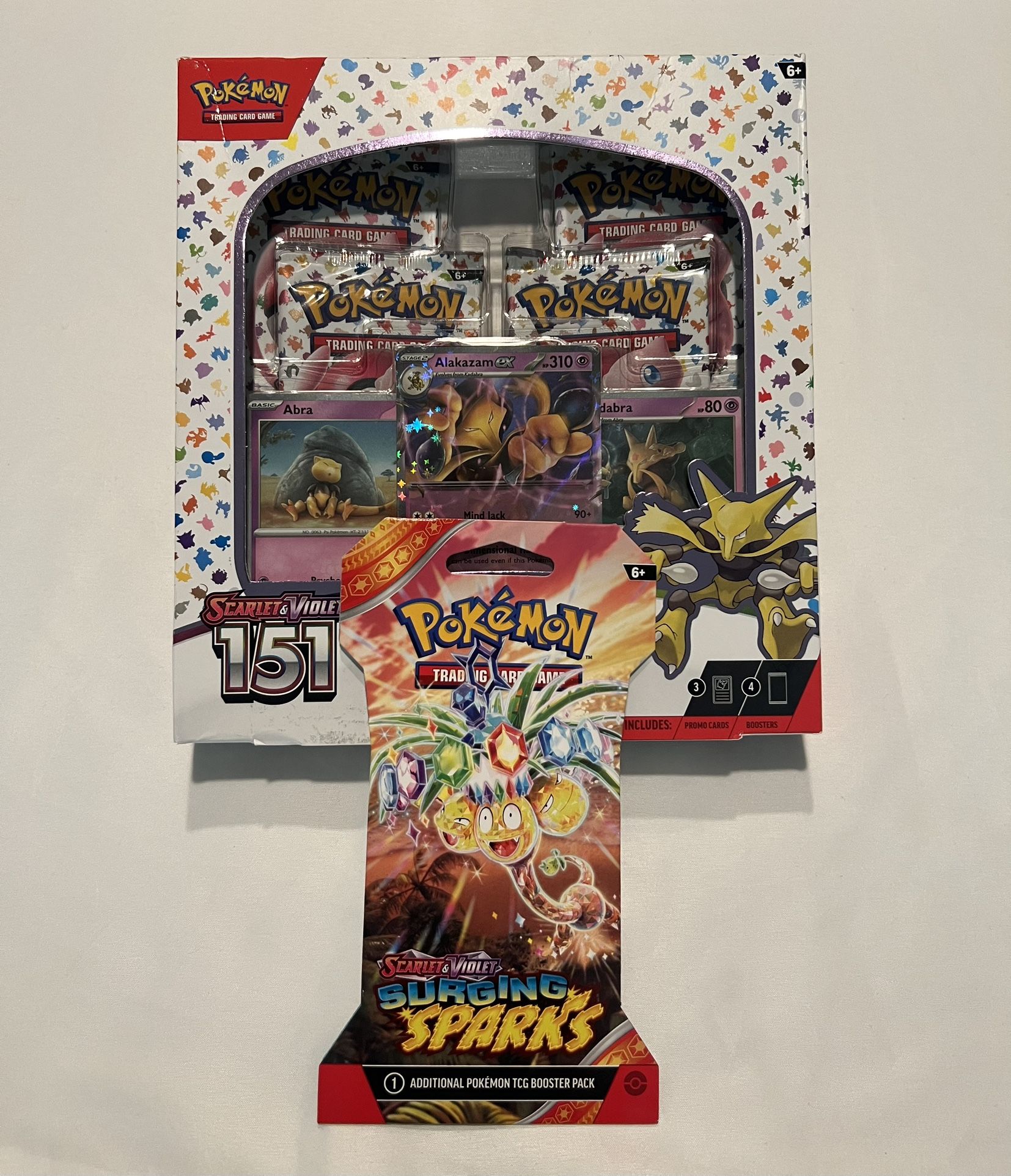 Alakazam EX Collection + Surging Spark Sleeve